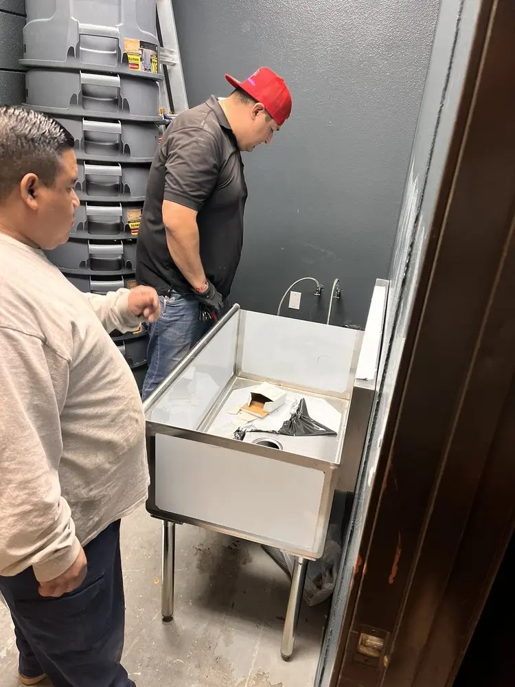 Commercial plumbing and sink installation in Micco